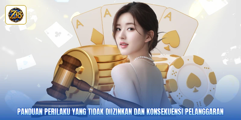 Panduan perilaku yang tidak diizinkan dan konsekuensi pelanggaran