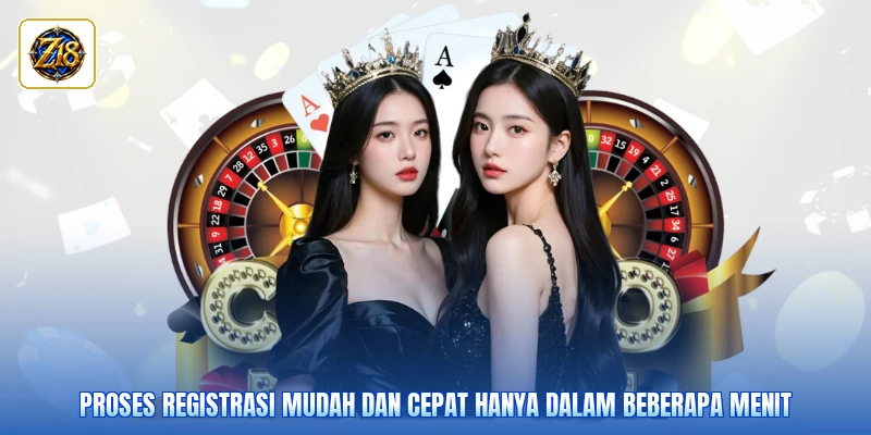 Proses registrasi mudah dan cepat hanya dalam beberapa menit