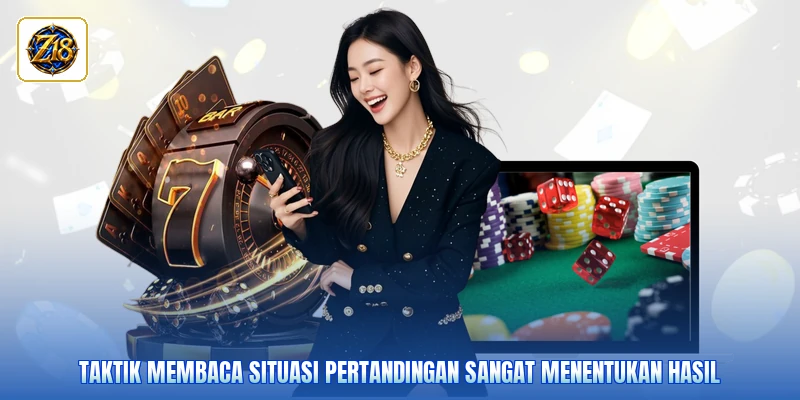 Taktik membaca situasi pertandingan sangat menentukan hasil